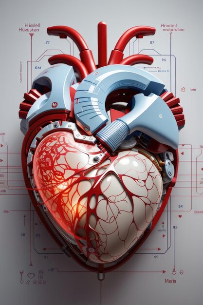 Revivendo a vitalidade revelando o retrato de IA generativa de um coração saudável no Dia Mundial da Hipertensão