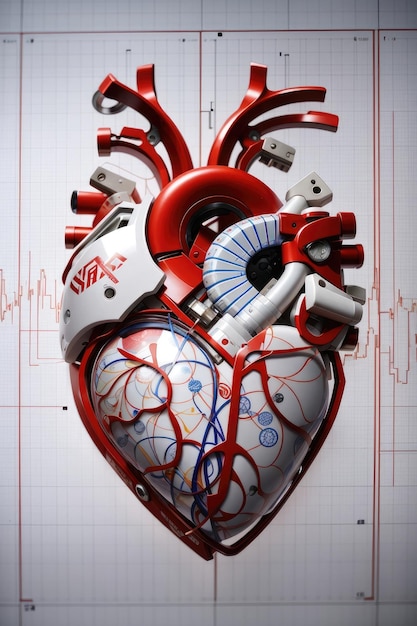 Revivendo a vitalidade revelando o retrato de IA generativa de um coração saudável no Dia Mundial da Hipertensão