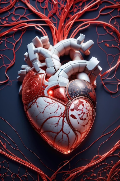 Revivendo a vitalidade revelando o retrato de IA generativa de um coração saudável no Dia Mundial da Hipertensão