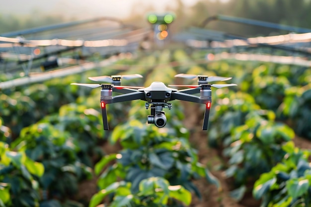 Revolução Agrícola Aumentando o Cuidado das Culturas com VR AR e Drones