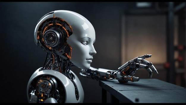 Foto la revolución de la robótica se revela maravillas mecánicas en movimiento que remodelan las industrias y redefinen las posibilidades