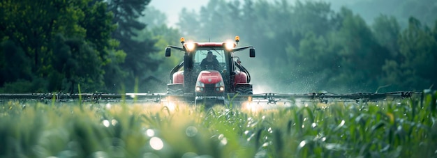 Revolucionando la agricultura Estrategias de agricultura inteligente con vehículos de pulverización de plaguicidas y tecnología avanzada Stockphoto Directrices para el éxito