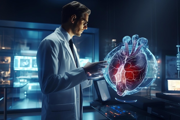 Revolucionando la cardiología revelando el futuro con escáneres cardíacos holográficos en 3D