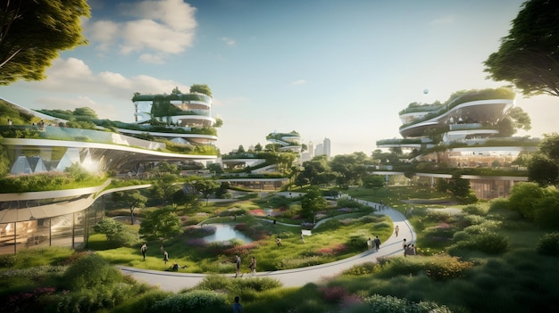 Un revolucionario concepto arquitectónico de paisaje verde