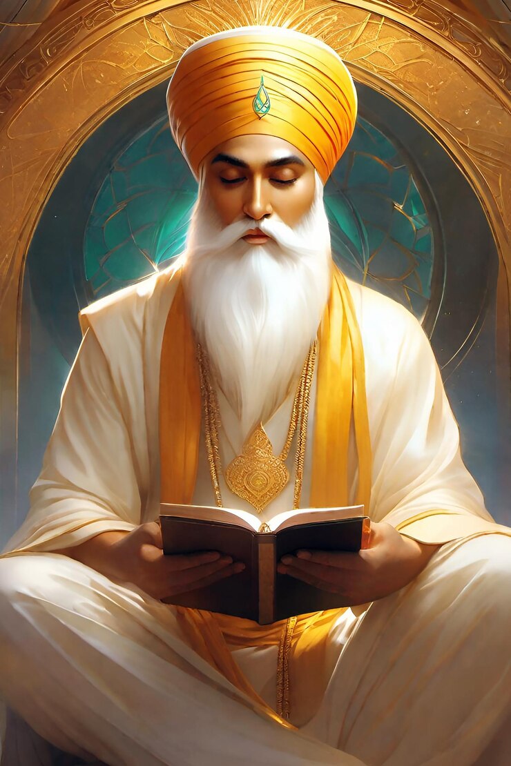Foto el rey sikh orando