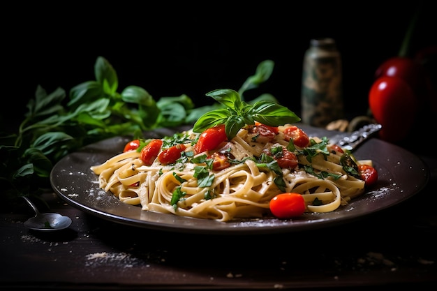 Rezept für ein cremiges veganes Pasta-Abendessen