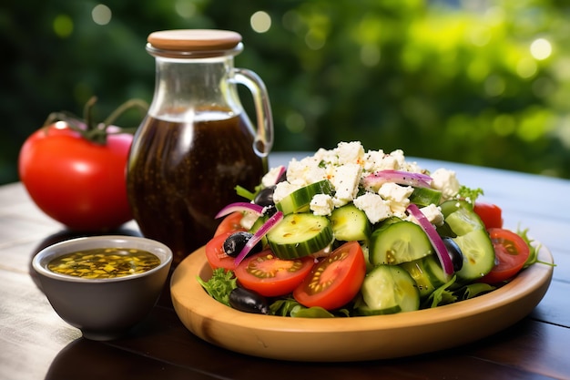 Rezept für griechisches Salatdressing