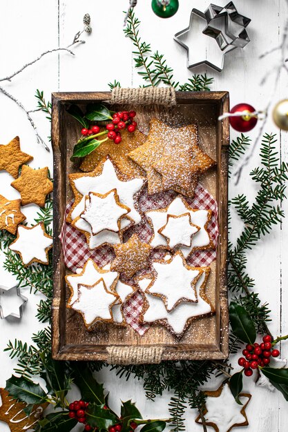 Rezept für Sterne-Lebkuchen-Kekse