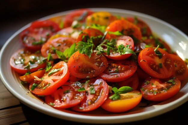 Rezept für Tomatensalat