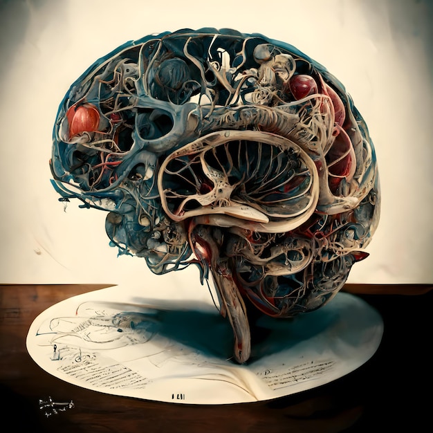 Órganos internos humanos Modelo anatómico del cuerpo humano Representación 3D