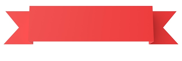 Ribbon Header Hintergrund 3D-Darstellung