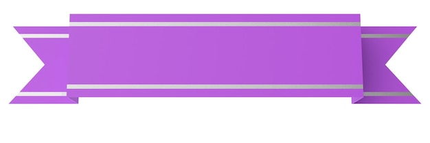 Ribbon-Header-Hintergrund 3D-Illustration