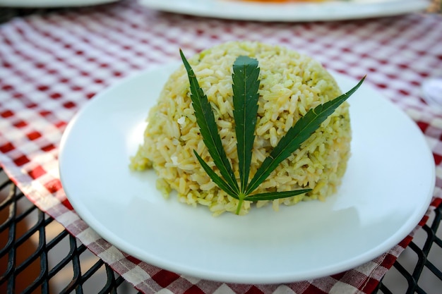 Rice uma mistura de folhas de cannabis desenvolvida para os amantes da saúde em um novo.