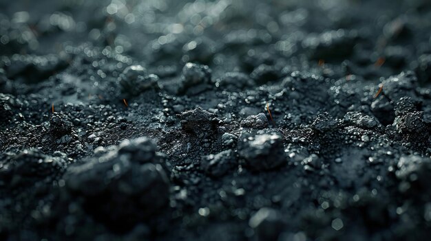 Rich Black Soil CloseUp-Generative KI