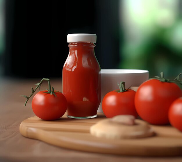 Rich Tomato Indulgence Pasta de tomate y salsa de tomate Pure Tomato Perfection