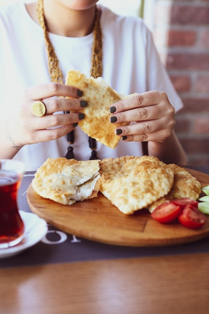 Rico y delicioso desayuno turco