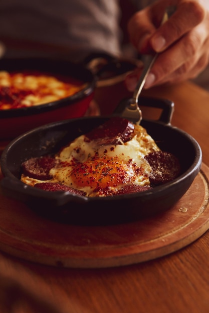 Foto rico y delicioso desayuno turco