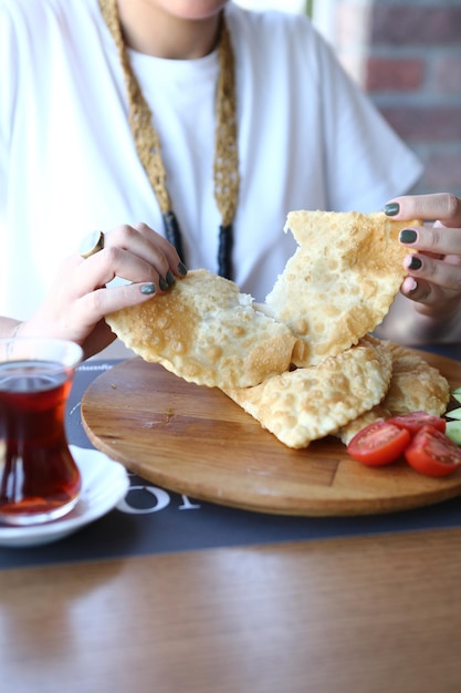 Rico y delicioso desayuno turco