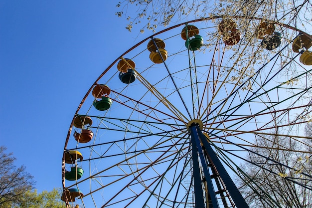 Riesenrad in einem Stadtpark