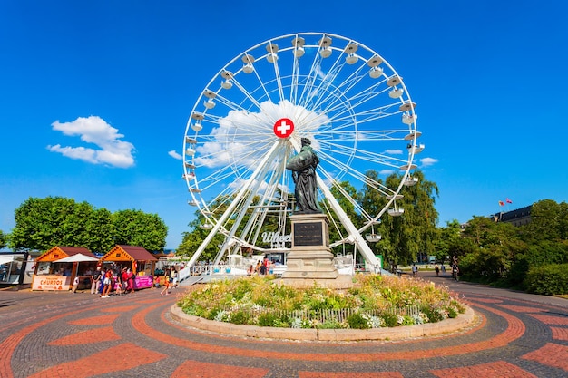 Riesenrad in Genf Schweiz