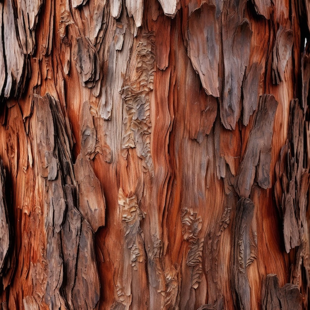 Riesensequoia Sequoia sempervirens Rinde-Textur