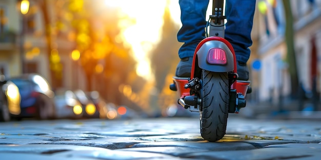 Foto riesgo de seguridad planteado por la explosión de la batería de scooter eléctrico durante la carga concepto scooter eléctrico seguridad de la batería carga riesgos precauciones de seguridad prevención de explosiones