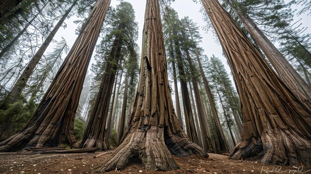 Riesige Sequoia-Bäume, alte Bäume