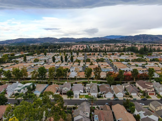 Riesige Unterteilung in Irvine, Kalifornien, USA