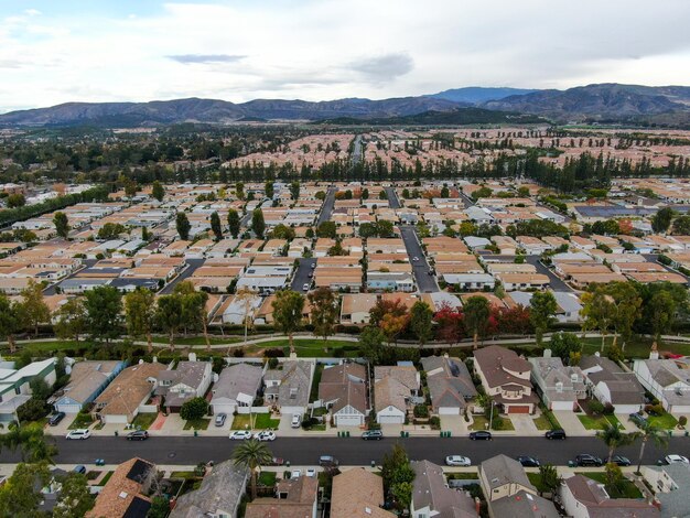 Riesige Unterteilung in Irvine, Kalifornien, USA