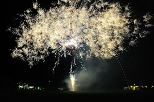 Riesiges schönes Feuerwerk