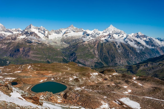 Riffelsee und Matterhorn Schweiz