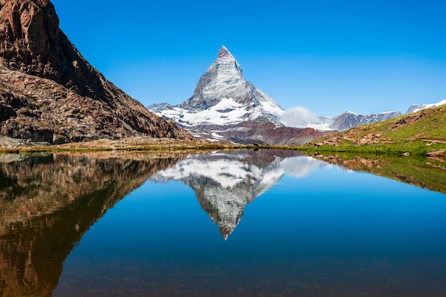 Riffelsee und Matterhorn Schweiz