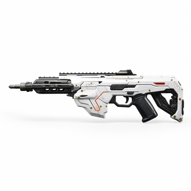 Rifle Jaeger con fondo blanco de alta calidad ultra