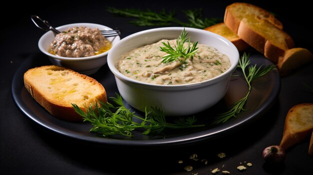 Foto rillette de pato em cocôtes