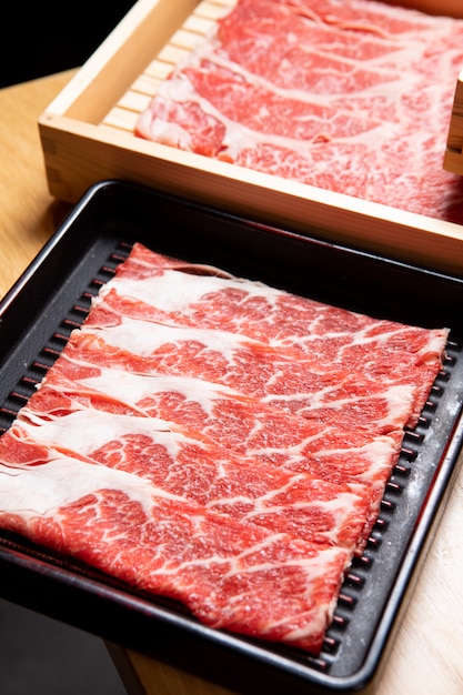 Rindfleisch wagyu Hotpot-Japanerlebensmittel