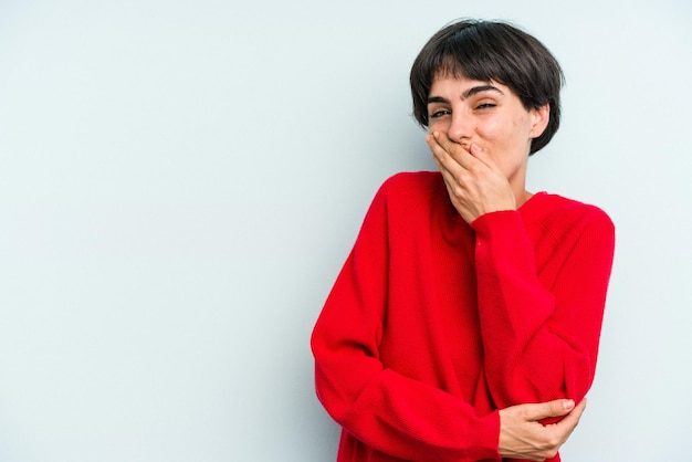 Rindo feliz emoção natural despreocupada