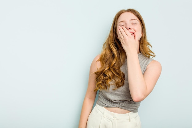 Rindo feliz emoção natural despreocupada