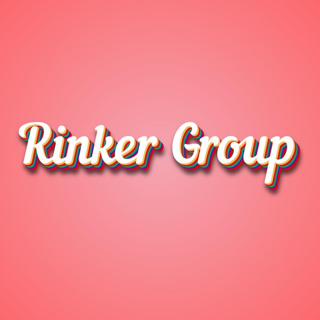 Foto rinker group efeito de texto foto imagem legal