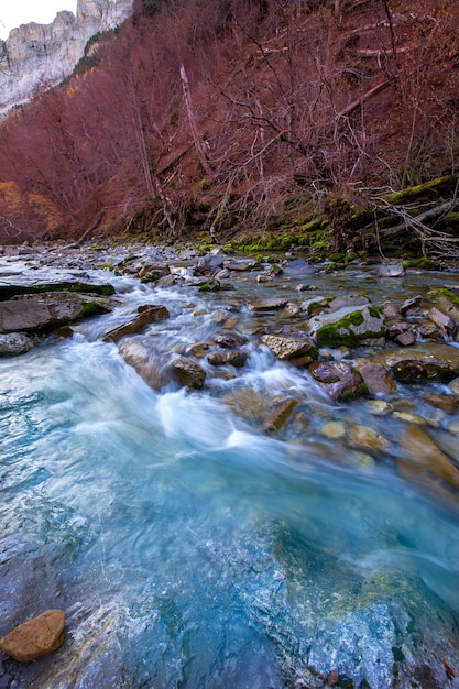 Rio Arazas Vale de Valle de Ordesa Pirineus Huesca Espanha