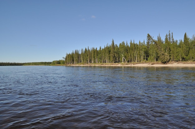 Rio boreal do norte da costa