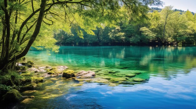 Foto río en el bosque