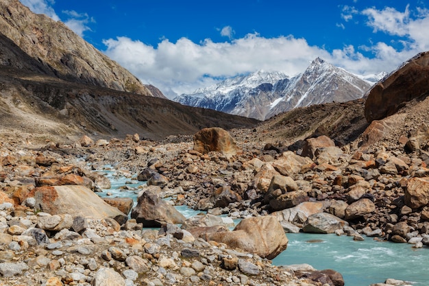 Río Chandra en Himalaya