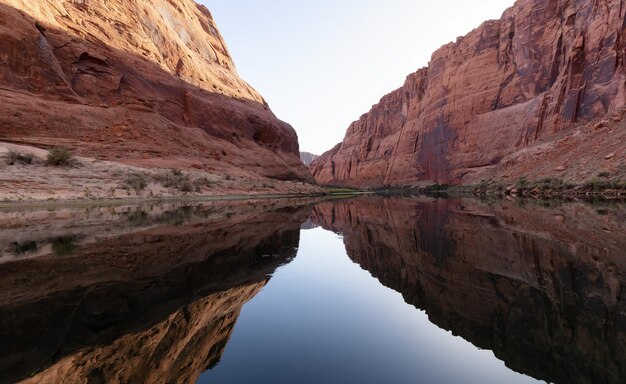 Rio Colorado em Glen Canyon Arizona Estados Unidos da América