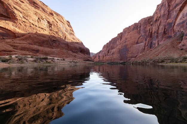 Rio Colorado em Glen Canyon Arizona Estados Unidos da América