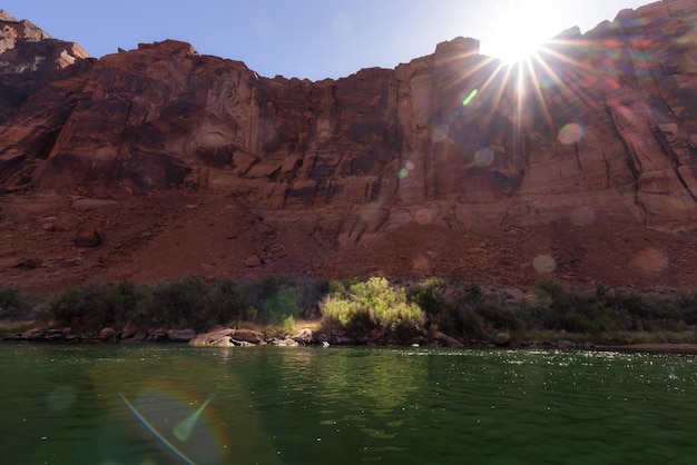 Río colorado en glen canyon arizona estados unidos de américa