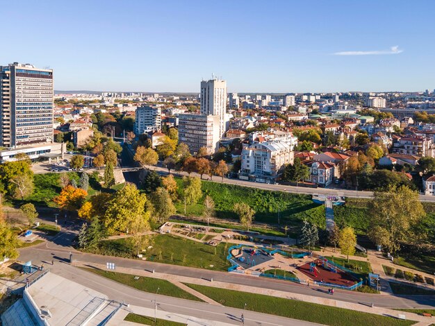 Rio Danúbio e cidade de Ruse, Bulgária