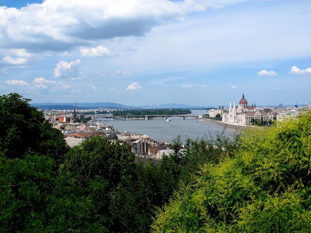 Rio Danúbio em Budapeste, Hungria