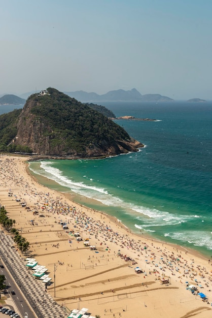 Rio de Janeiro Brasilien Leme Beach neben dem Strand von Copacabana