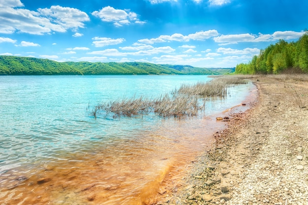 Río Dniéster en Bakota