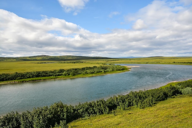 Rio do norte entre tundra